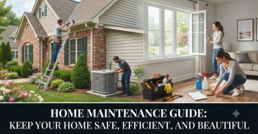 Home Maintenance Guide: Keep Your Home Safe, Efficient, and Beautiful